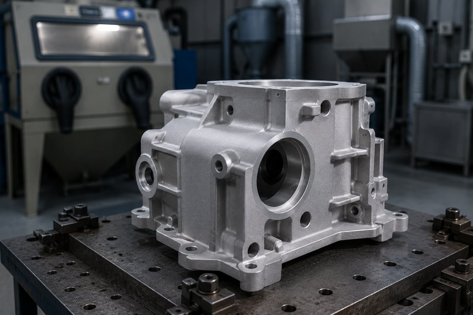 Sandblasted Components